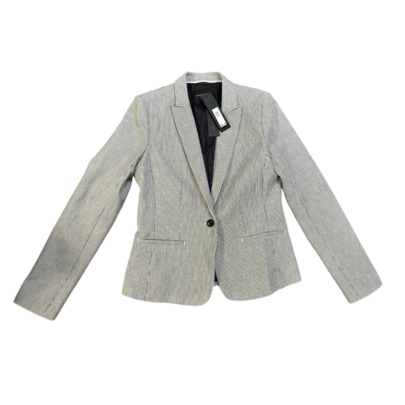 Banana Republic Jackets & Blazers - Women's Banana Republic Black & White Pinstripe Blazer size 4 NWT